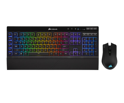 Zestaw (Mysz + Klawiatura) CORSAIR Klawiatura K57 RGB + Myszka Harpoon RGB Wireless Combo CH-925C115-NA